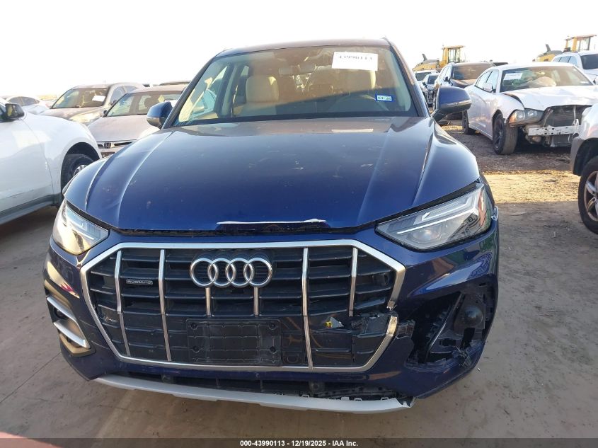 2021 Audi Q5 Premium 45 Tfsi Quattro S Tronic VIN: WA1AAAFYXM2071912 Lot: 43990113