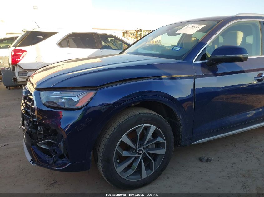 2021 Audi Q5 Premium 45 Tfsi Quattro S Tronic VIN: WA1AAAFYXM2071912 Lot: 43990113