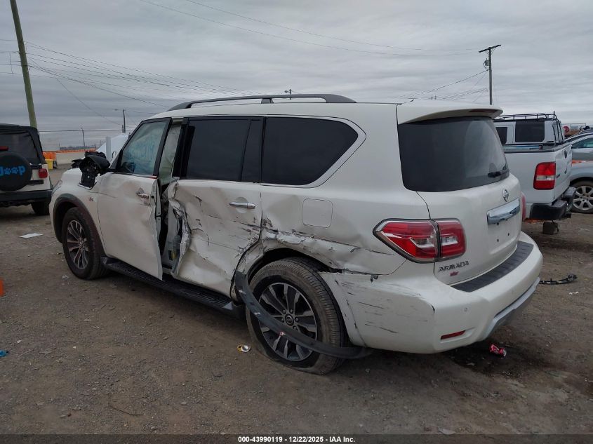 2018 Nissan Armada Sl VIN: JN8AY2ND6J9060080 Lot: 43990119