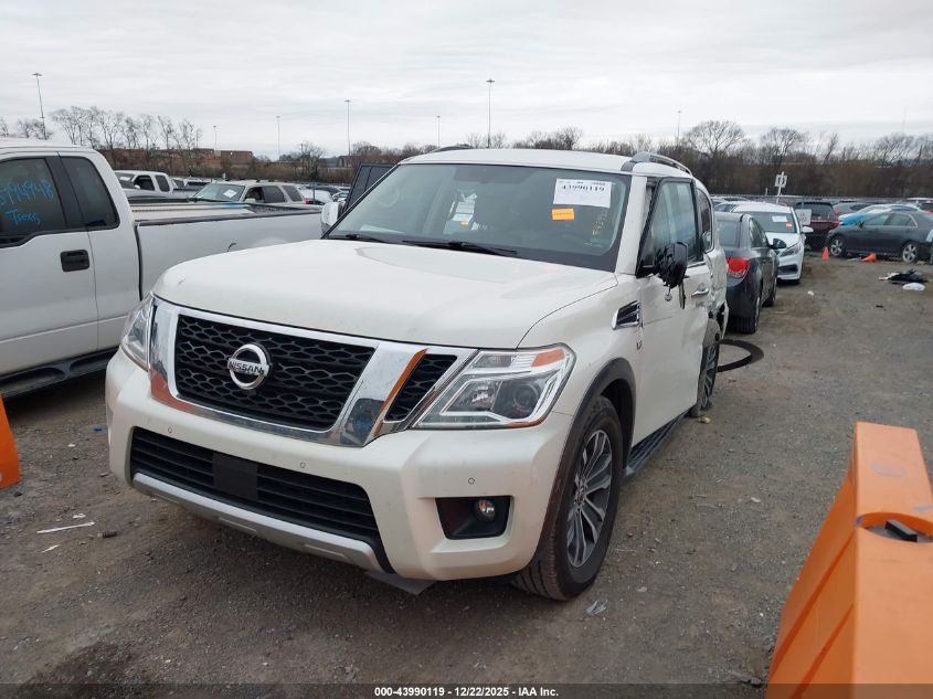 2018 Nissan Armada Sl VIN: JN8AY2ND6J9060080 Lot: 43990119