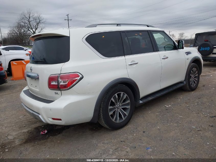 2018 Nissan Armada Sl VIN: JN8AY2ND6J9060080 Lot: 43990119