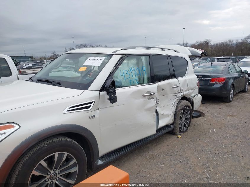2018 Nissan Armada Sl VIN: JN8AY2ND6J9060080 Lot: 43990119