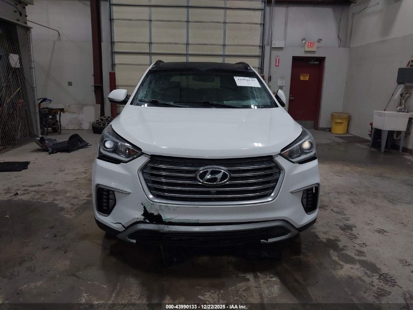2017 Hyundai Santa Fe Limited Ultimate VIN: KM8SR4HF2HU244585 Lot: 43990133
