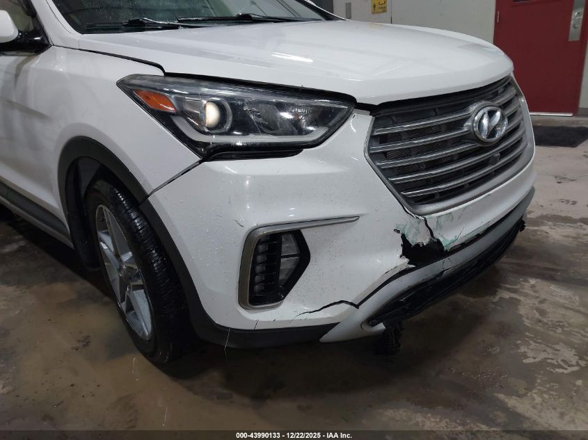 2017 Hyundai Santa Fe Limited Ultimate VIN: KM8SR4HF2HU244585 Lot: 43990133