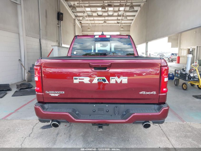 2025 Ram 1500 Laramie 4X4 5'7 Box VIN: 1C6SRFJP6SN758435 Lot: 43990145