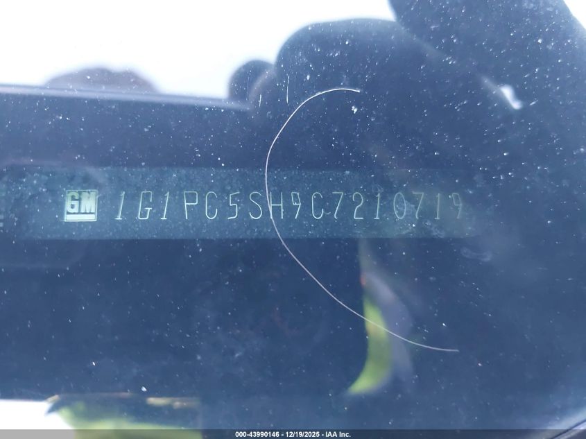 2012 Chevrolet Cruze Ls VIN: 1G1PC5SH9C7210719 Lot: 43990146