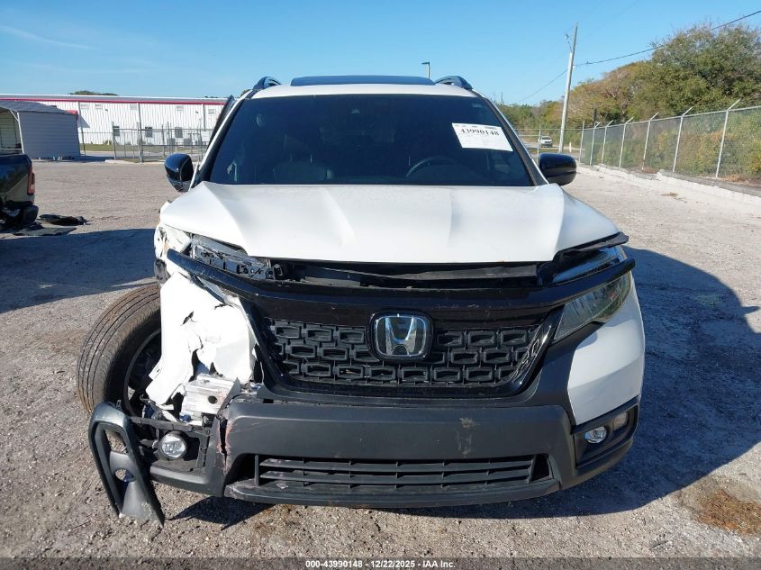 2021 Honda Passport 2Wd Touring VIN: 5FNYF7H96MB012397 Lot: 43990148