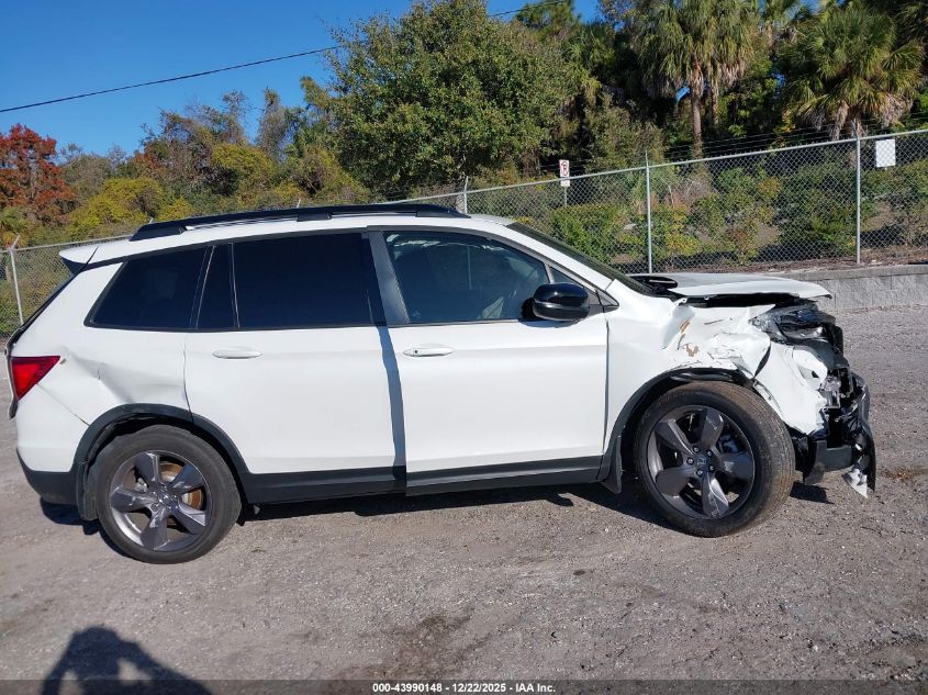 2021 Honda Passport 2Wd Touring VIN: 5FNYF7H96MB012397 Lot: 43990148