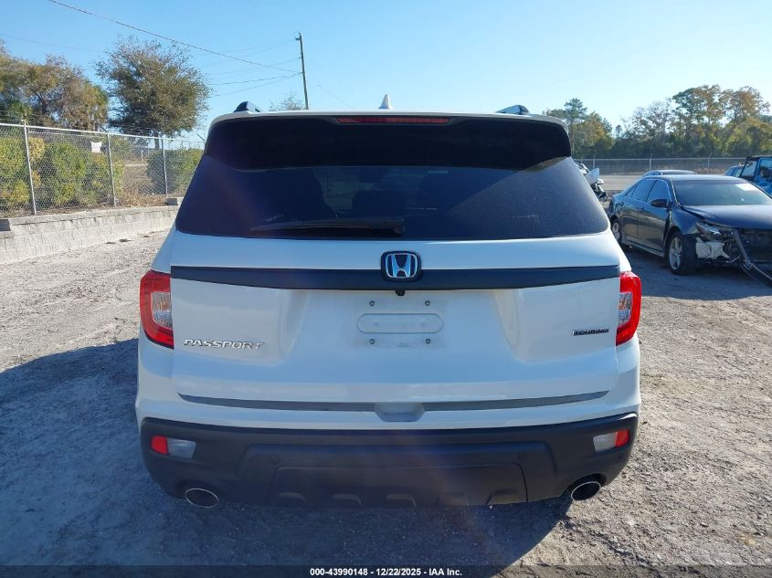 2021 Honda Passport 2Wd Touring VIN: 5FNYF7H96MB012397 Lot: 43990148