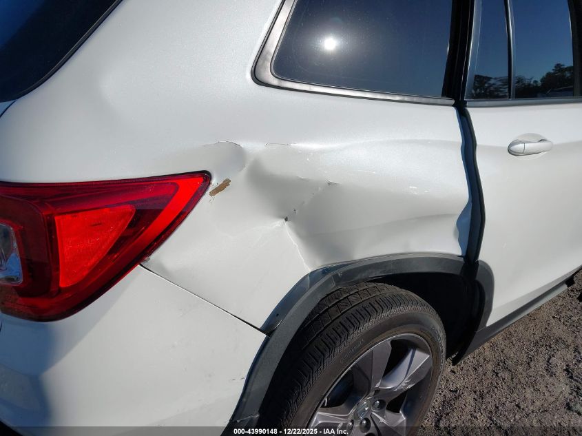 2021 Honda Passport 2Wd Touring VIN: 5FNYF7H96MB012397 Lot: 43990148