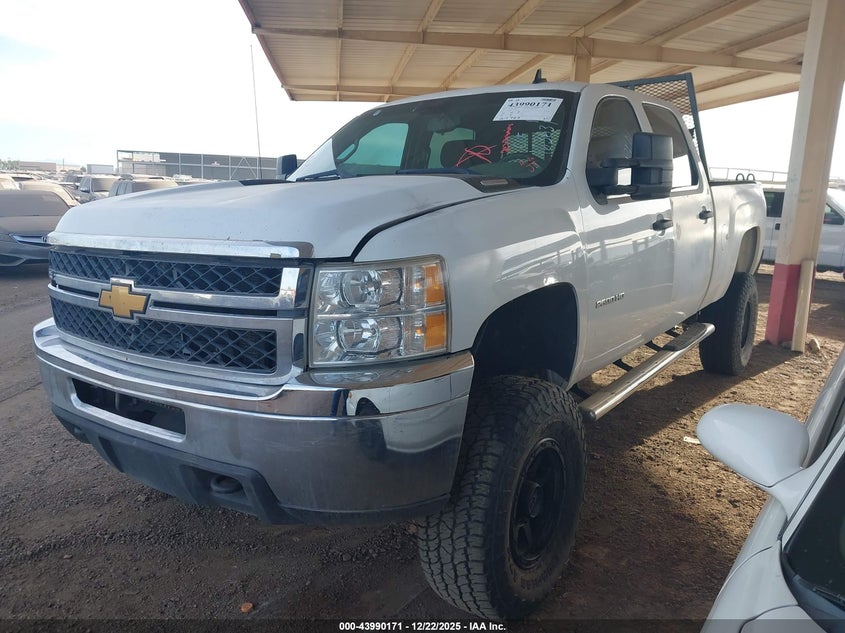 2012 Chevrolet Silverado 6.6 2500Hd Work Truck white Lot 111043990171 Vin 1GC1KVC85CF163631