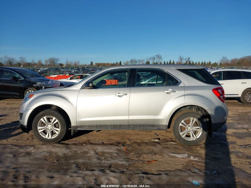 2017 Chevrolet Equinox Ls VIN: 2GNALBEK9H1595942 Lot: 43990187