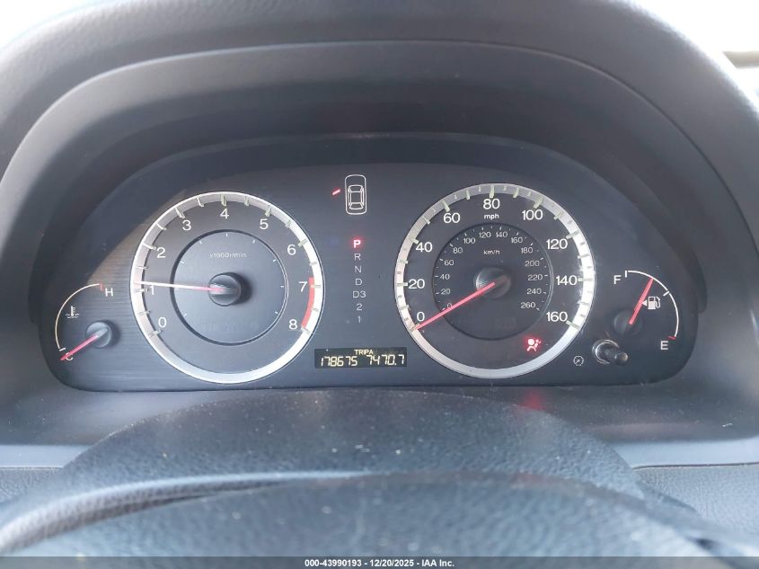 2009 Honda Accord 2.4 Lx VIN: 1HGCP26389A014629 Lot: 43990193