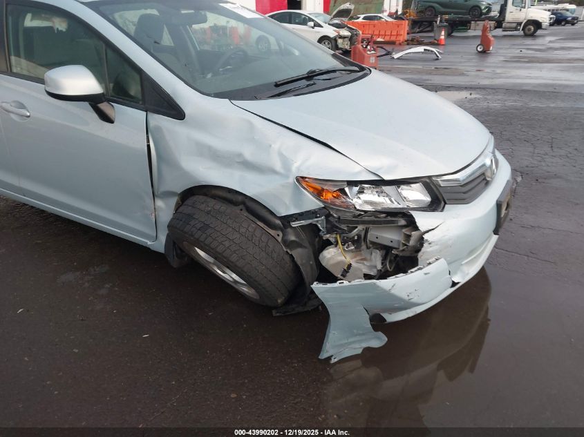 2012 Honda Civic Lx VIN: JHMFB2F53CS002609 Lot: 43990202