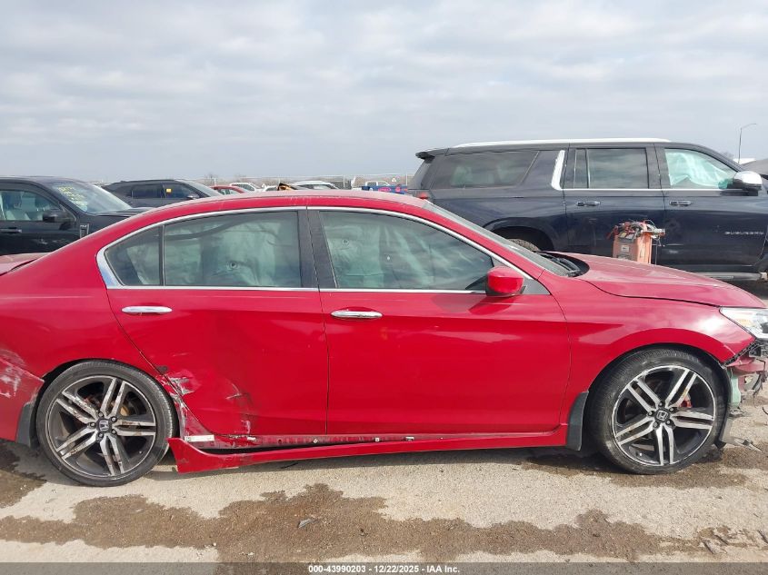 2017 Honda Accord Sport Se VIN: 1HGCR2F12HA218625 Lot: 43990203