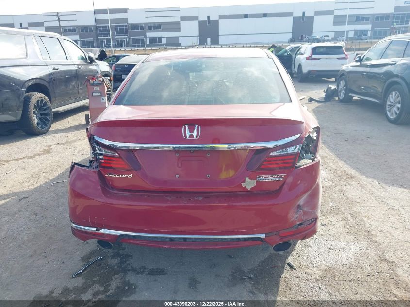 2017 Honda Accord Sport Se VIN: 1HGCR2F12HA218625 Lot: 43990203