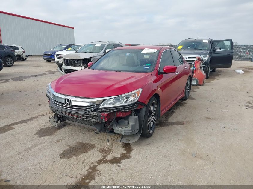 2017 Honda Accord Sport Se VIN: 1HGCR2F12HA218625 Lot: 43990203