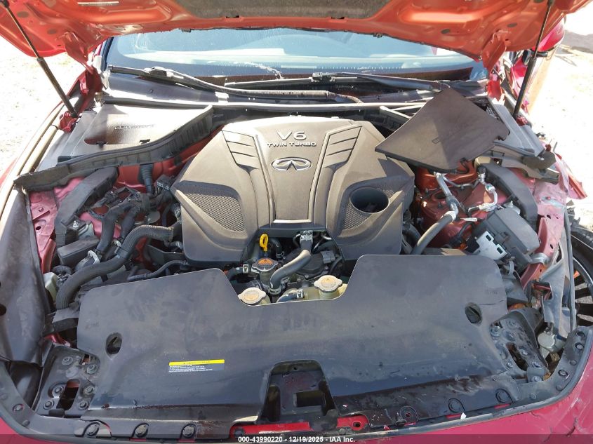 2021 Infiniti Q60 Luxe VIN: JN1EV7KK6MM410964 Lot: 43990220