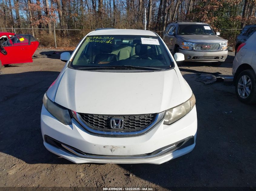 2013 Honda Civic Lx VIN: 2HGFB2F59DH512572 Lot: 43990226