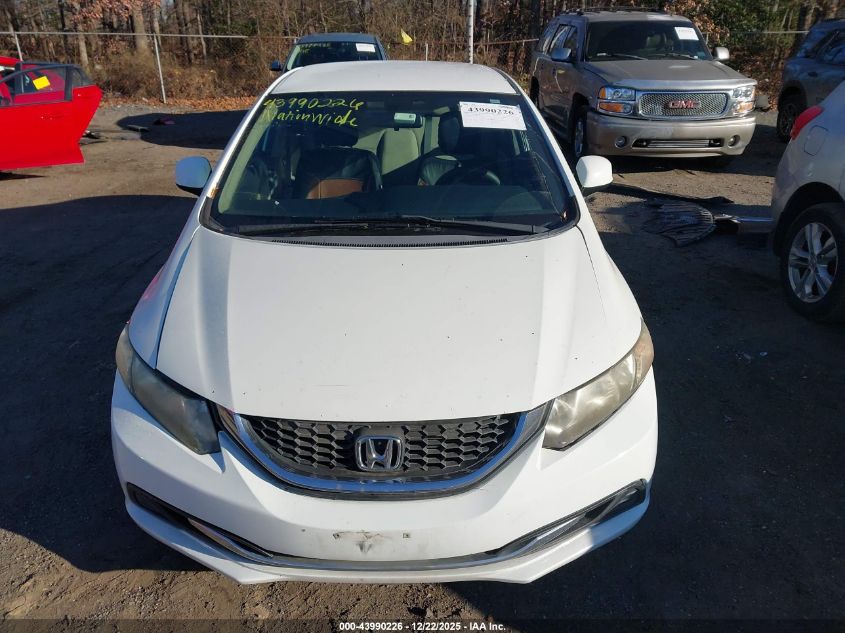 2013 Honda Civic Lx VIN: 2HGFB2F59DH512572 Lot: 43990226