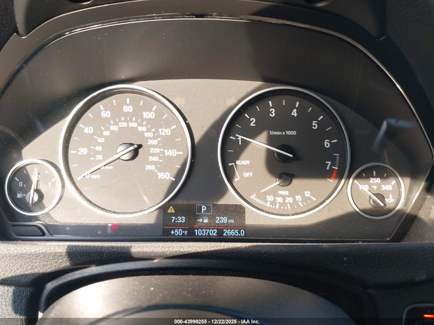 2014 BMW 320I VIN: WBA3B1C51EP678577 Lot: 43990255