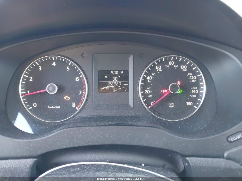 2012 Volkswagen Jetta 2.5L Se VIN: 3VWDP7AJ7CM459294 Lot: 43990336