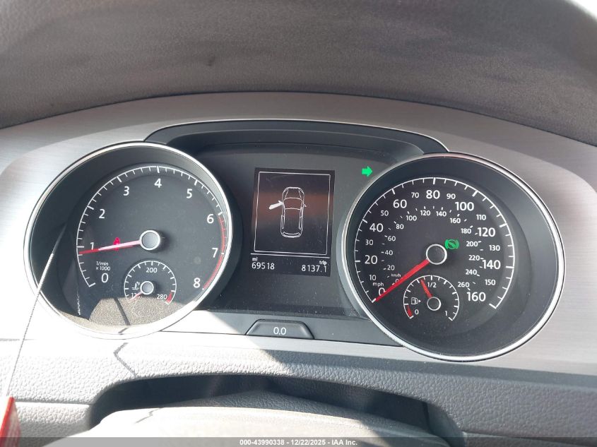 2016 Volkswagen Golf Tsi Se 4-Door VIN: 3VW217AU6GM011119 Lot: 43990338