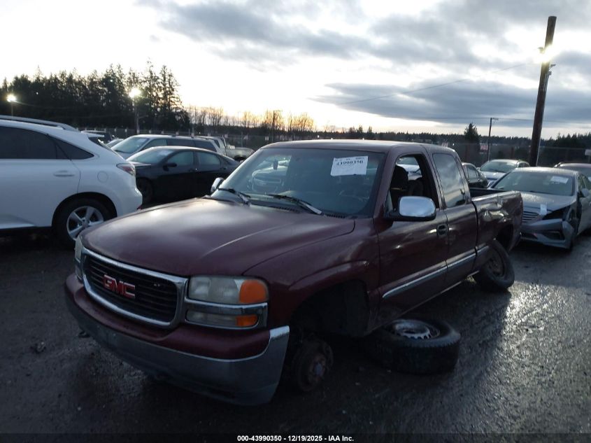 1999 GMC Sierra 1500 Sl/Sle VIN: 1GTEK19T3XE507068 Lot: 43990350