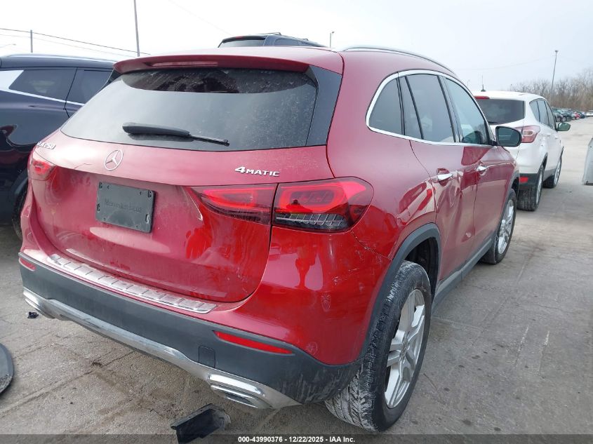 2021 Mercedes-Benz Gla 250 4Matic VIN: W1N4N4HB6MJ173675 Lot: 43990376