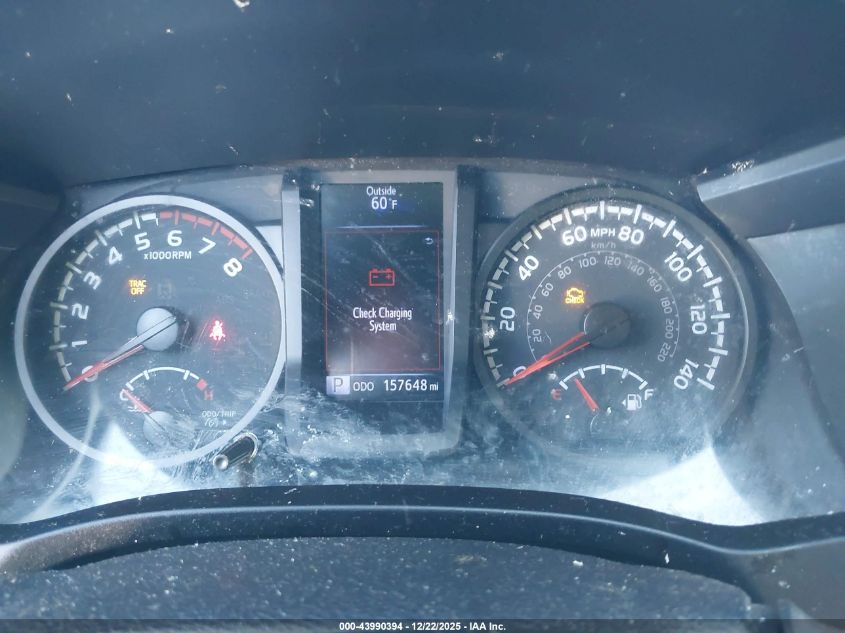 2020 Toyota Tacoma Sr VIN: 5TFRX5GN7LX176167 Lot: 43990394