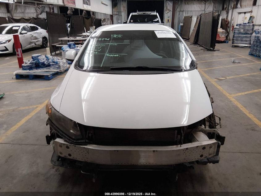 2012 Honda Civic Lx VIN: 2HGFB2F56CH594081 Lot: 43990398