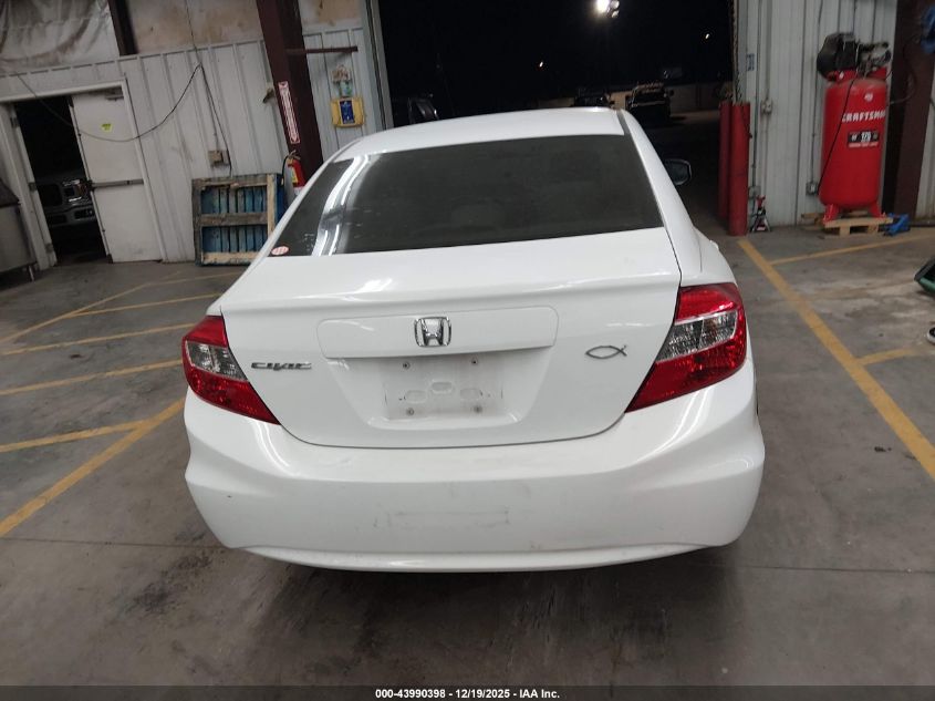 2012 Honda Civic Lx VIN: 2HGFB2F56CH594081 Lot: 43990398