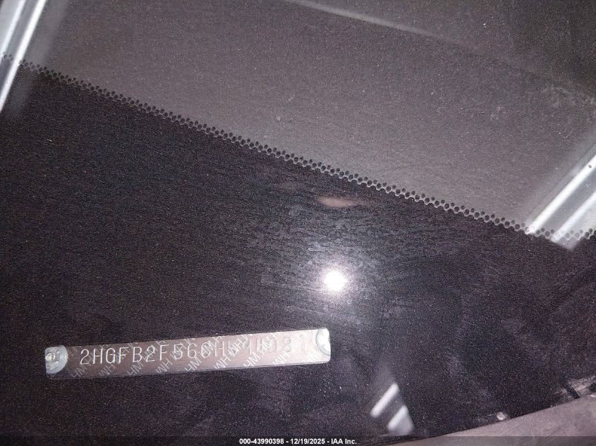 2012 Honda Civic Lx VIN: 2HGFB2F56CH594081 Lot: 43990398