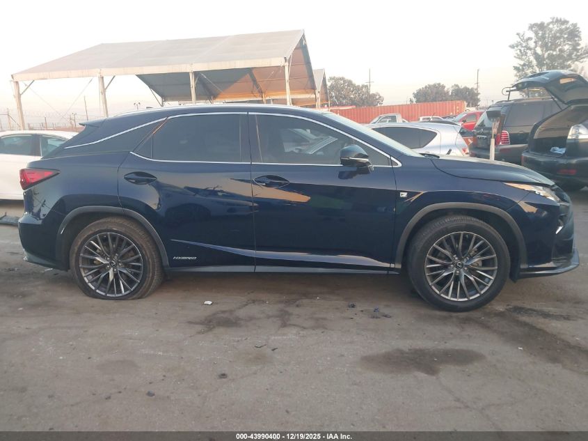 2019 Lexus Rx 450H F Sport VIN: 2T2BGMCA3KC040349 Lot: 43990400