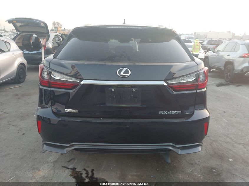 2019 Lexus Rx 450H F Sport VIN: 2T2BGMCA3KC040349 Lot: 43990400