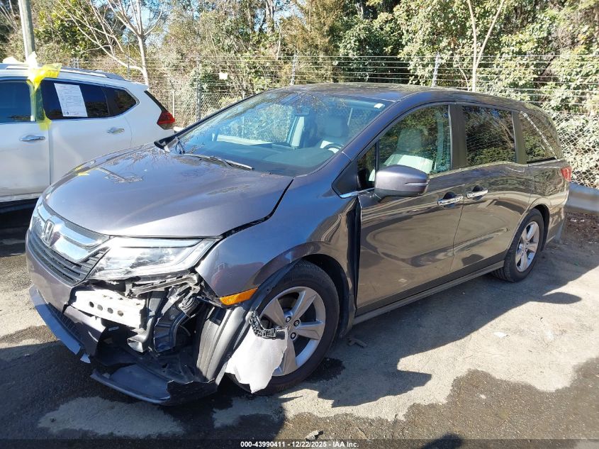 2020 Honda Odyssey Ex-L/Ex-L W/Navi Res VIN: 5FNRL6H71LB028348 Lot: 43990411
