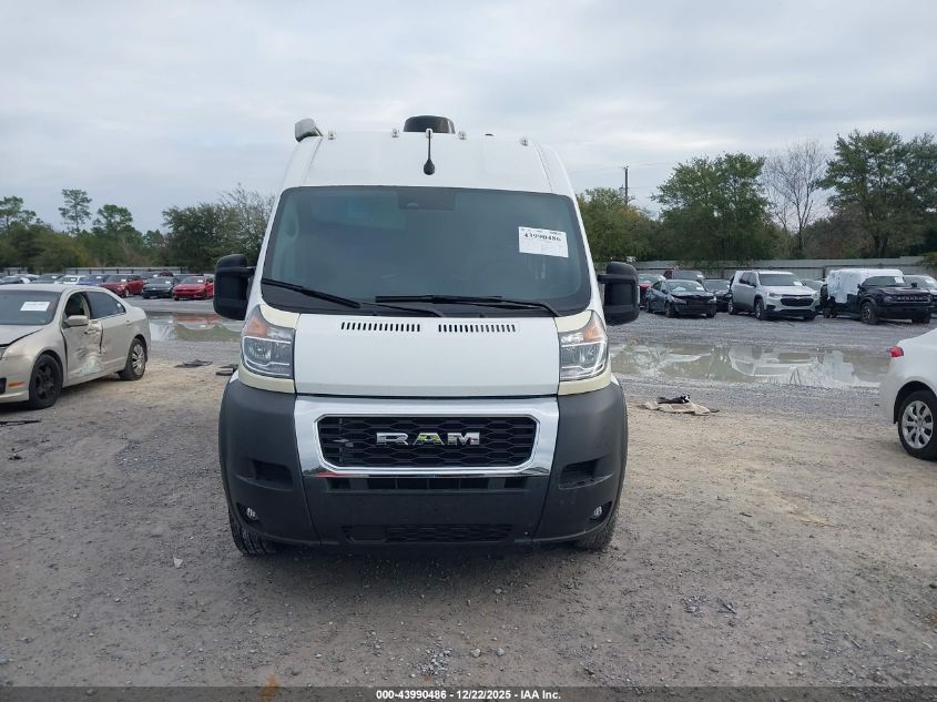 2022 Ram Promaster 3500 Window Van High Roof 159 Wb Ext VIN: 3C6MRVUGXNE106327 Lot: 43990486