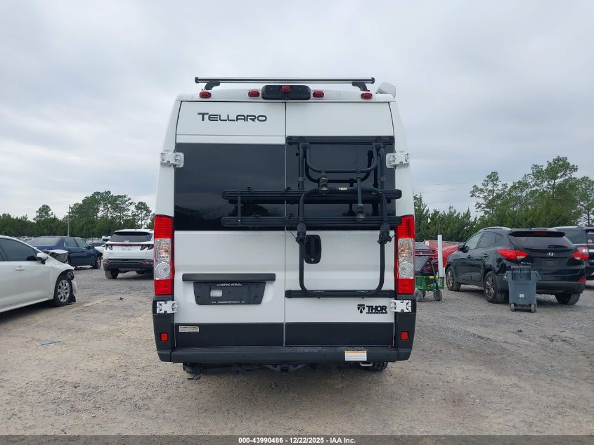 2022 Ram Promaster 3500 Window Van High Roof 159 Wb Ext VIN: 3C6MRVUGXNE106327 Lot: 43990486