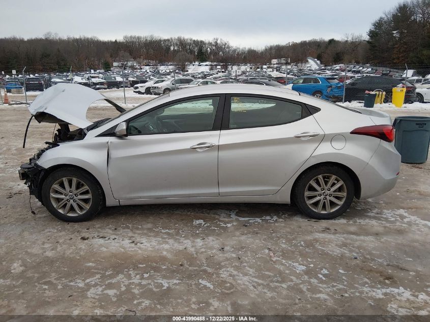 2015 Hyundai Elantra Se VIN: 5NPDH4AE3FH553846 Lot: 43990488