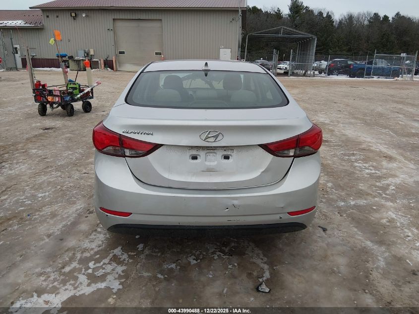 2015 Hyundai Elantra Se VIN: 5NPDH4AE3FH553846 Lot: 43990488