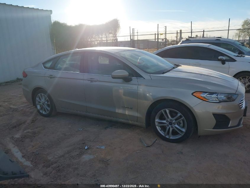 2019 Ford Fusion Hybrid Se VIN: 3FA6P0LU6KR188567 Lot: 43990497