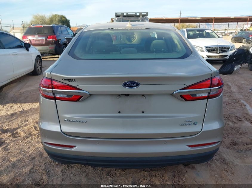 2019 Ford Fusion Hybrid Se VIN: 3FA6P0LU6KR188567 Lot: 43990497