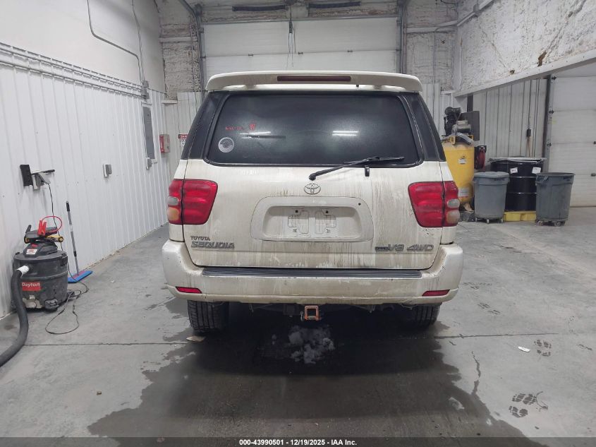 2004 Toyota Sequoia Limited V8 VIN: 5TDBT48A74S207217 Lot: 43990501