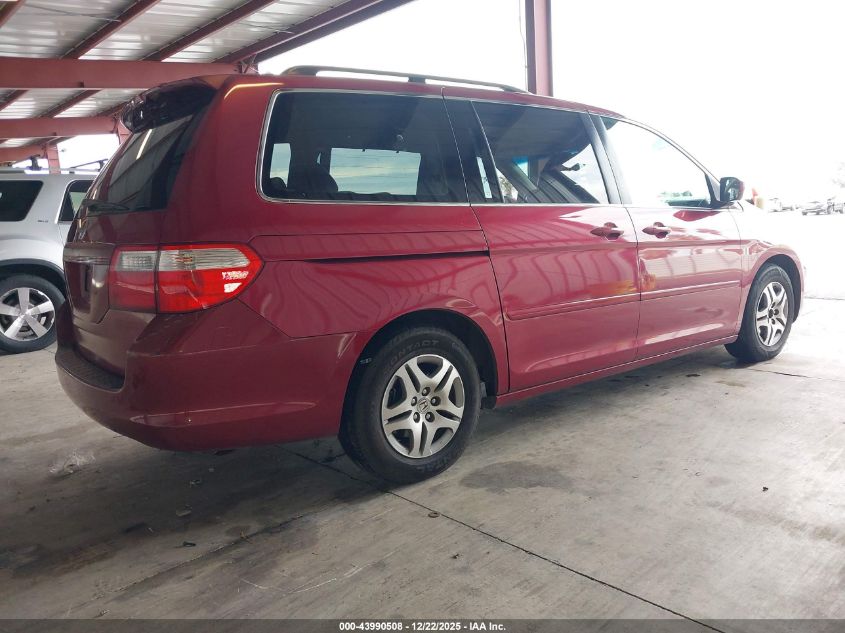 2005 Honda Odyssey Ex-L VIN: 5FNRL38705B004902 Lot: 43990508