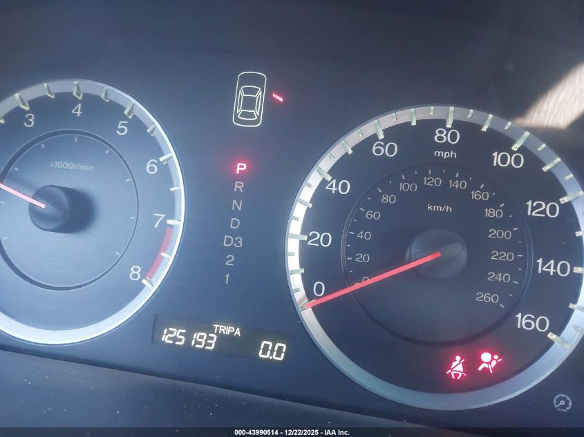 2012 Honda Accord 2.4 Ex-L VIN: 1HGCP2F82CA123879 Lot: 43990514