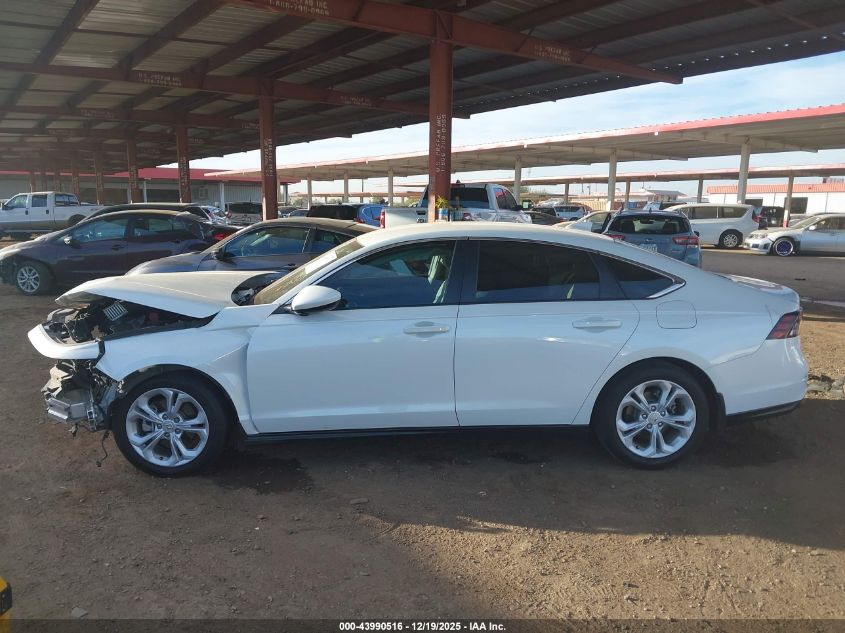 2025 Honda Accord Lx VIN: 1HGCY1F24SA007472 Lot: 43990516