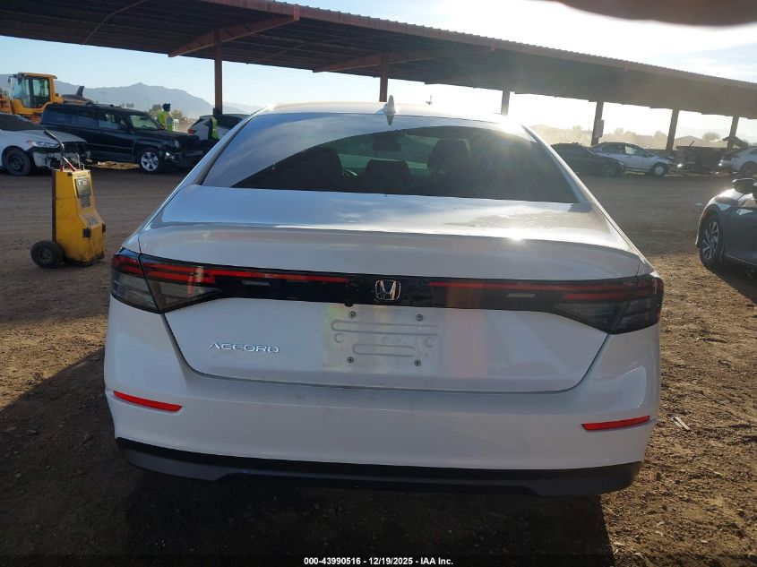2025 Honda Accord Lx VIN: 1HGCY1F24SA007472 Lot: 43990516