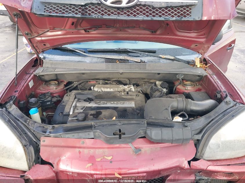 2005 Hyundai Tucson Gl VIN: KM8JM12B55U121700 Lot: 43990518