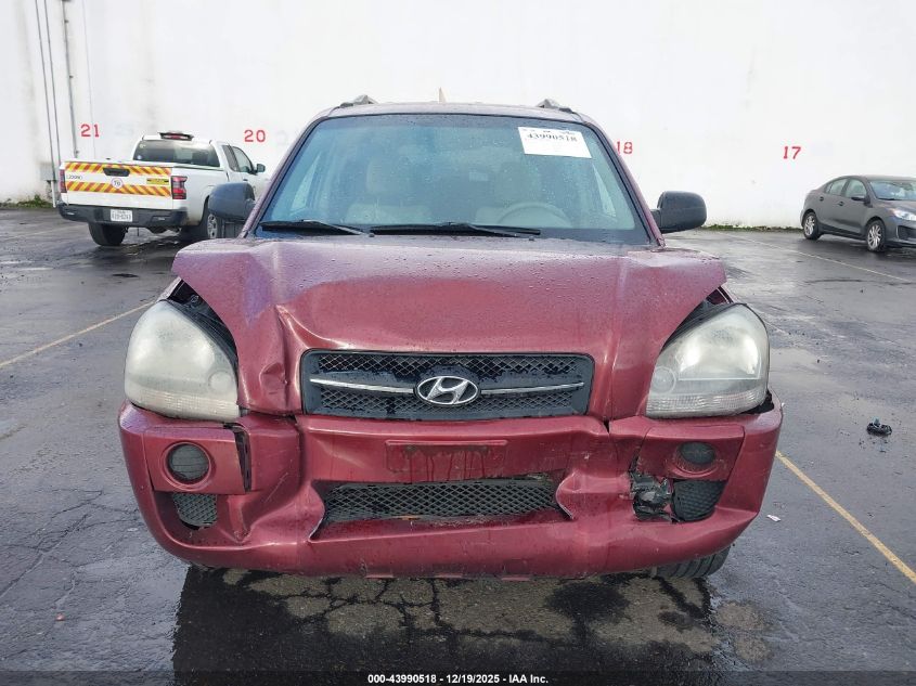 2005 Hyundai Tucson Gl VIN: KM8JM12B55U121700 Lot: 43990518