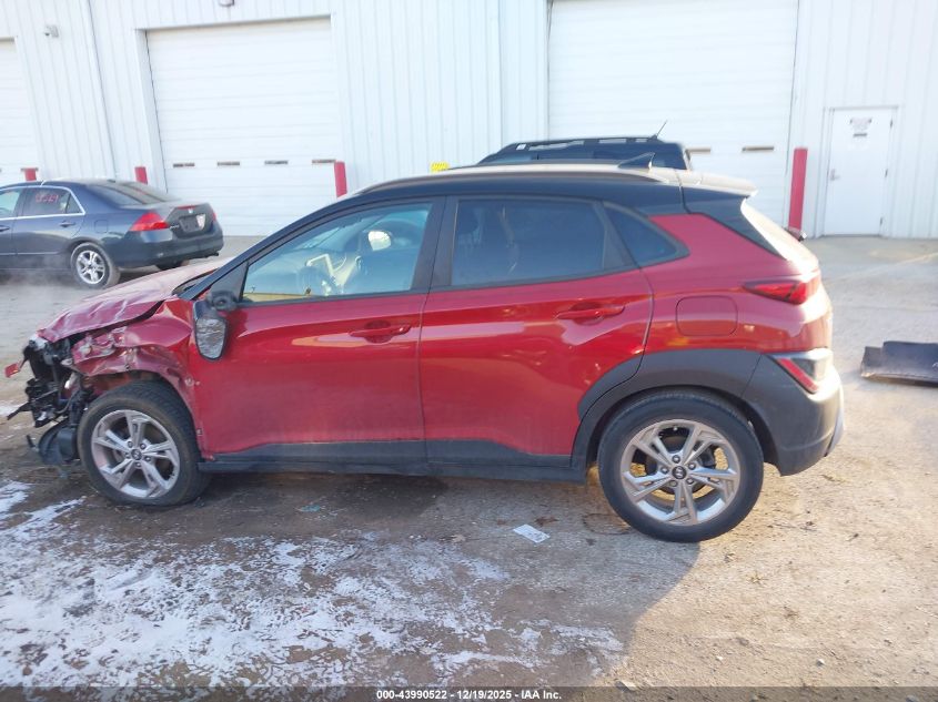 2022 Hyundai Kona Sel VIN: KM8K62AB3NU767890 Lot: 43990522